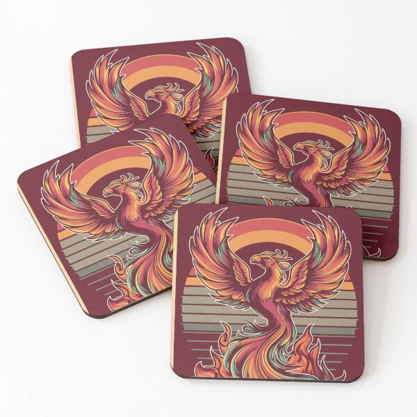 Item preview, Retro Rebirth: The Fiery Phoenix designed and sold by Exodoi.