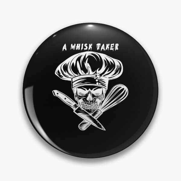 Item preview, A Whisk Taker - Skull Chef designed and sold by SmallOwlDesign.