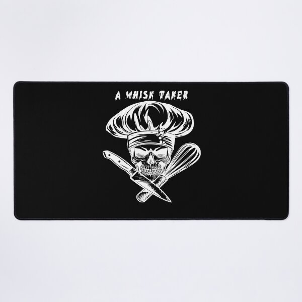Item preview, A Whisk Taker - Skull Chef designed and sold by SmallOwlDesign.