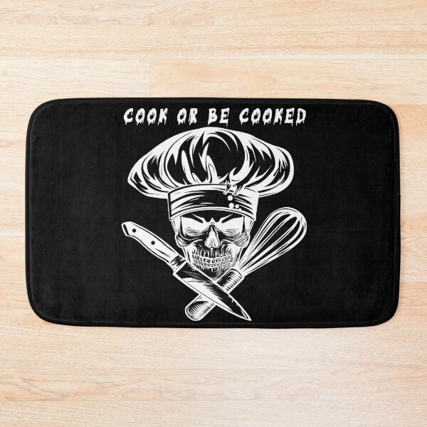Item preview, Cook or Be Cooked - Skull Chef designed and sold by SmallOwlDesign.