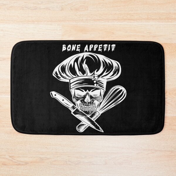Item preview, Bone Appetit - Skull Chef designed and sold by SmallOwlDesign.