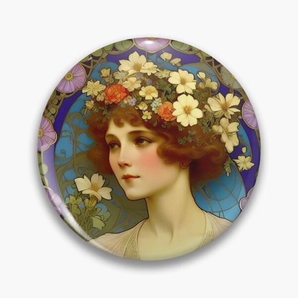 Item preview, Graceful Fair-Haired Lady Cameo designed and sold by Sarah  English.