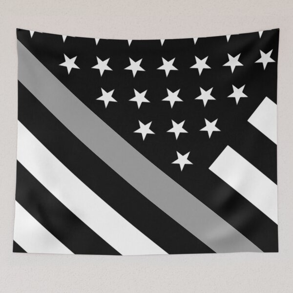 Item preview, U.S. Flag: Black Flag & The Thin Grey Line designed and sold by Jared Davies.