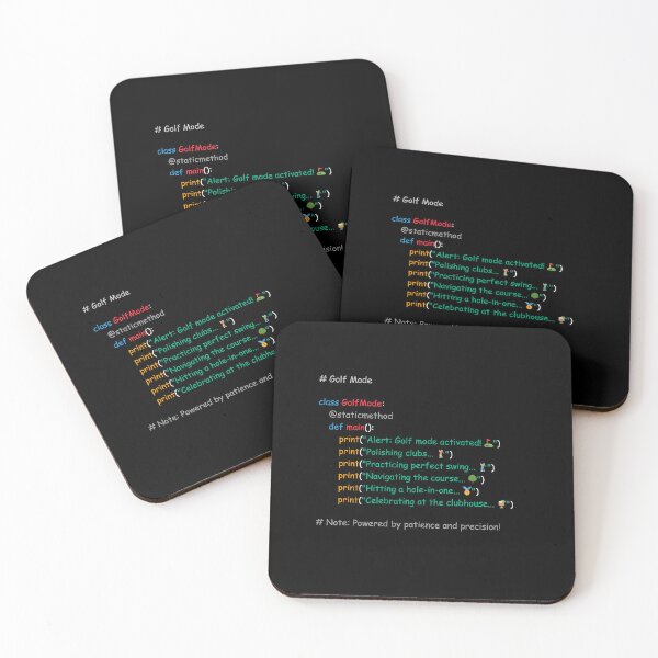 Item preview, Funny Coding Block Playing Game of Golf  designed and sold by SkyTastic.