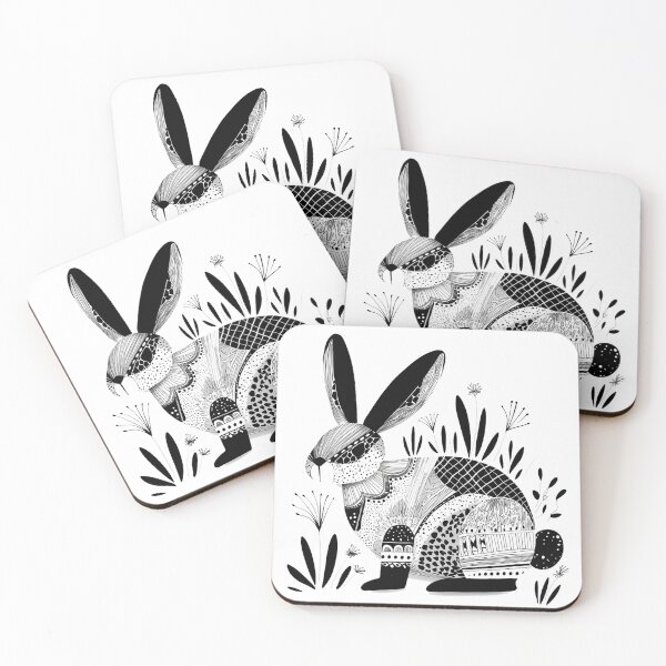 Item preview, rabbit zentangle style designed and sold by CHAEJIMIN.