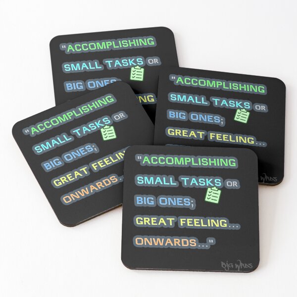 Item preview, "ACCOMPLISHING..." Quote 06/27/2024 designed and sold by BJGWRDS.