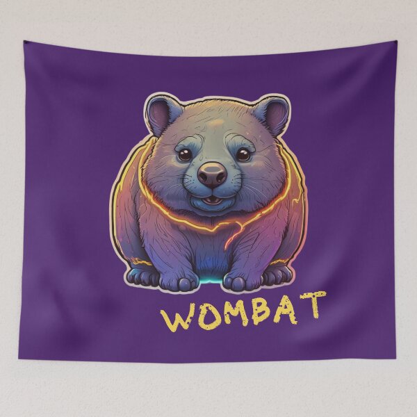 Item preview, Colourful Wombat designed and sold by pUNKnown.