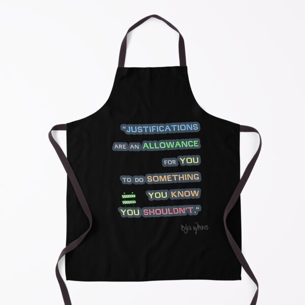 Item preview, "JUSTIFICATIONS..." Quote 06/28/2024 designed and sold by BJGWRDS.