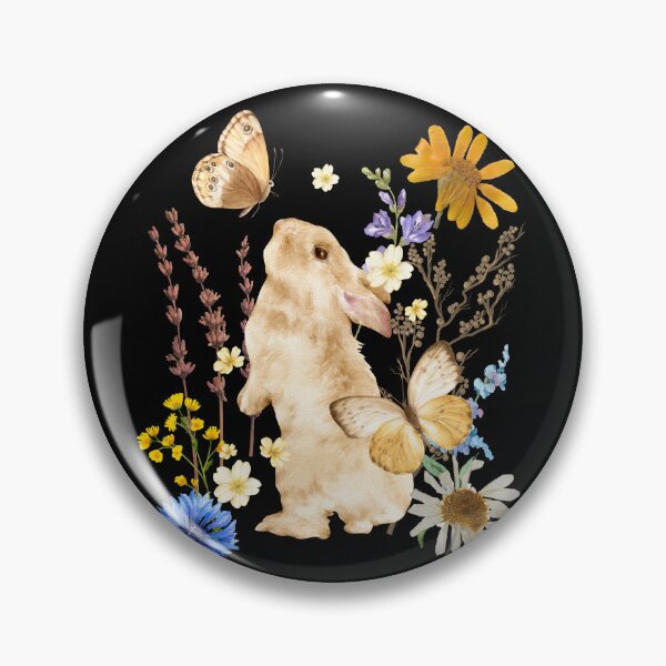 Item preview, Bonito Conejo Con Flores De Colores Diseño De Vida Silvestre designed and sold by EarthArtDesigns.