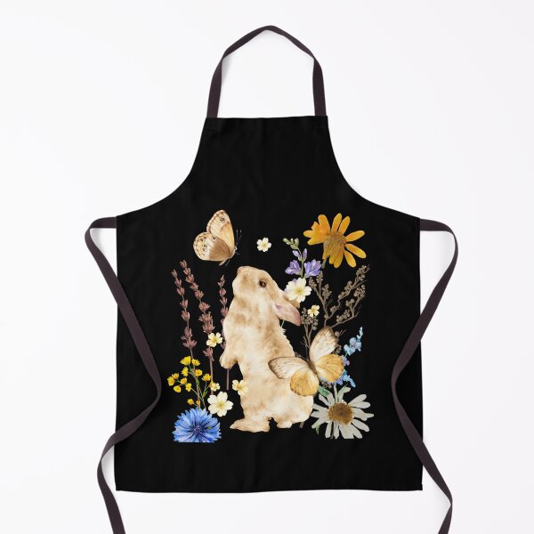 Item preview, Pretty Rabbit With Colorful Flowers Wildlife Design designed and sold by EarthArtDesigns.