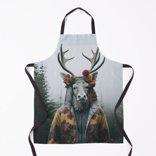 Item preview, Forest Caribou in Floral Attire designed and sold by Sillytoe.