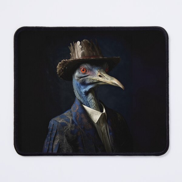 Item preview, Dapper Cassowary in Feathered Hat designed and sold by Sillytoe.