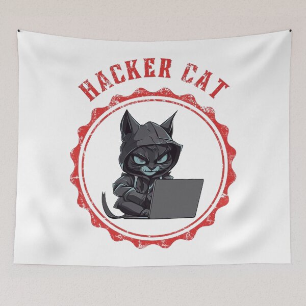 Item preview, Hacker Cat designed and sold by Vicky021.
