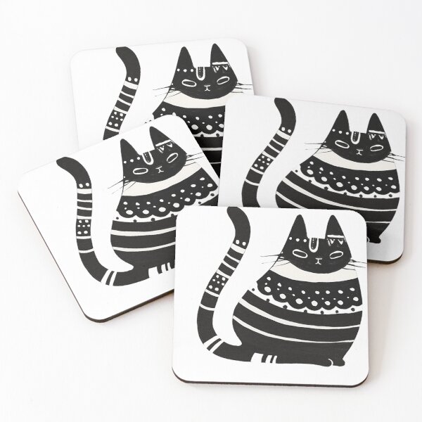 Item preview, cat zentangle style designed and sold by CHAEJIMIN.