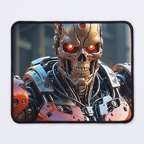 Item preview, Cool Futuristic Cyborg Killer Robot designed and sold by TheArtOfPat.