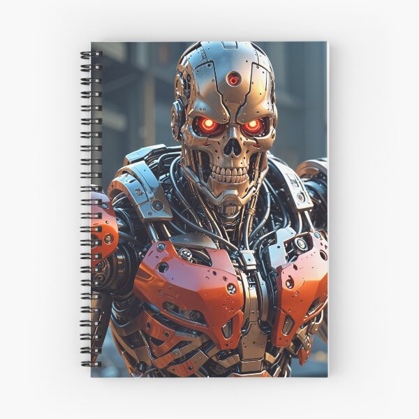 Item preview, Cool Futuristic Cyborg Killer Robot designed and sold by TheArtOfPat.