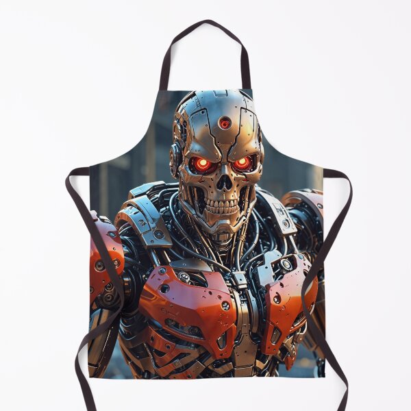 Item preview, Cool Futuristic Cyborg Killer Robot designed and sold by TheArtOfPat.