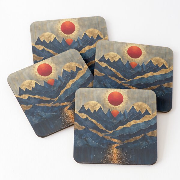 Item preview, Abstract Mountain Sun XVI designed and sold by FinleyDel.
