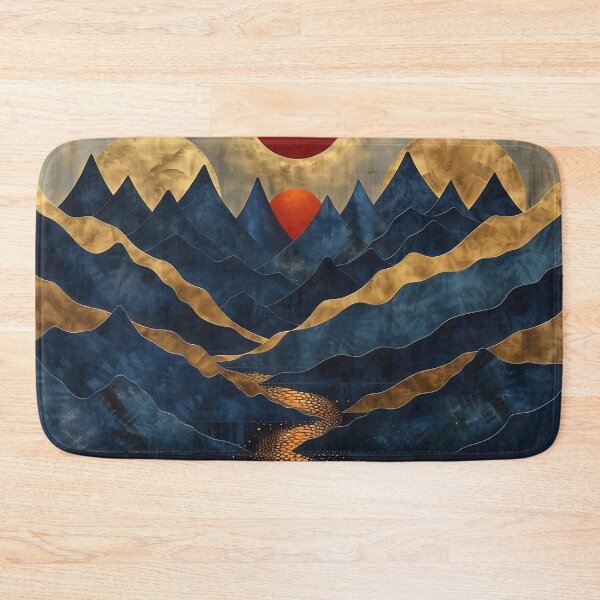 Item preview, Abstract Mountain Sun XVI designed and sold by FinleyDel.