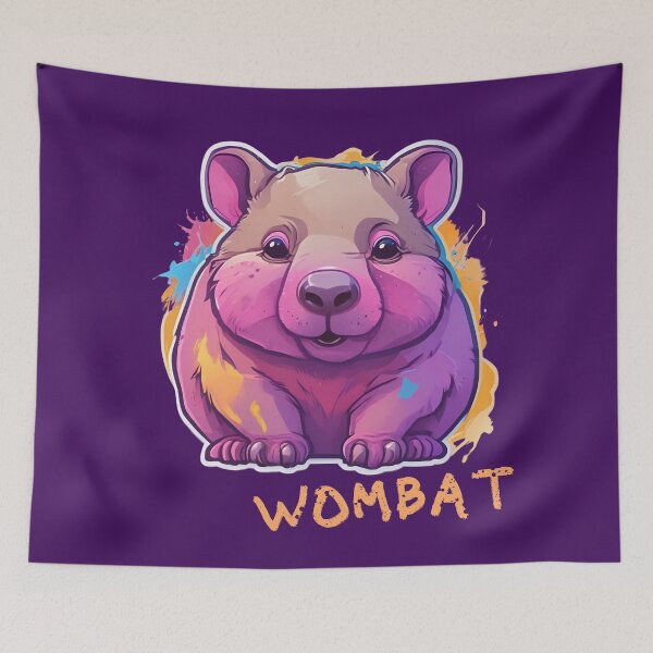Item preview, Colourful Wombat designed and sold by pUNKnown.