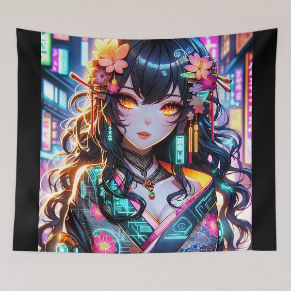 Item preview, Flowering Neon Goddess designed and sold by The Journey Ain't Mid.