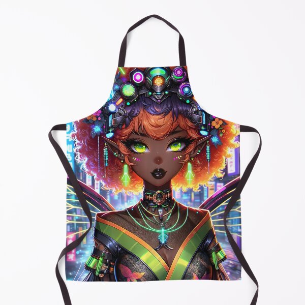 Item preview, Cyberpunk Fae Majesty designed and sold by The Journey Ain't Mid.