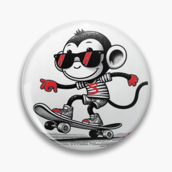 Artikelvorschau, Affe Skateboard entworfen und verkauft von Kimmy and Zamiah Art.