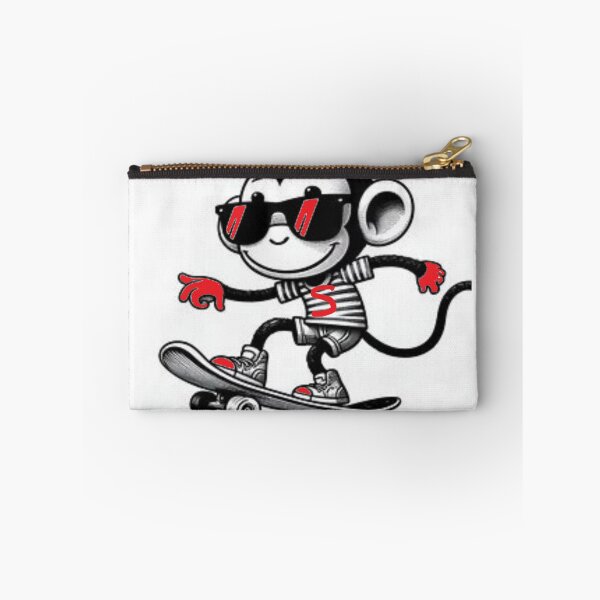 Item preview, monkey skate boarding designed and sold by Kimmy and Zamiah Art.