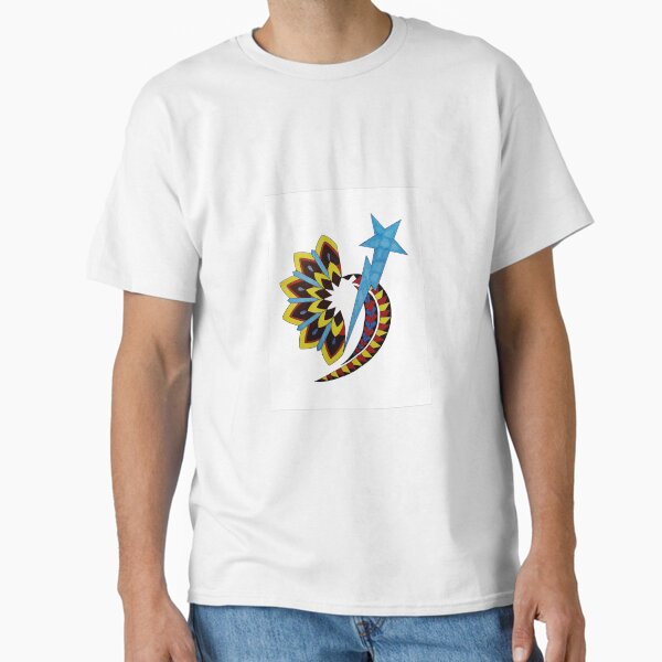 New Cosmic Blossom Coloring Page with AI-Generated Images and a Voiceover Short Story with The Cosmic Emblem Classic T-Shirt