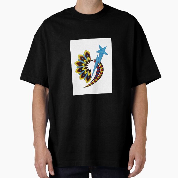 New Cosmic Blossom Coloring Page with AI-Generated Images and a Voiceover Short Story with The Cosmic Emblem Oversized T-Shirt