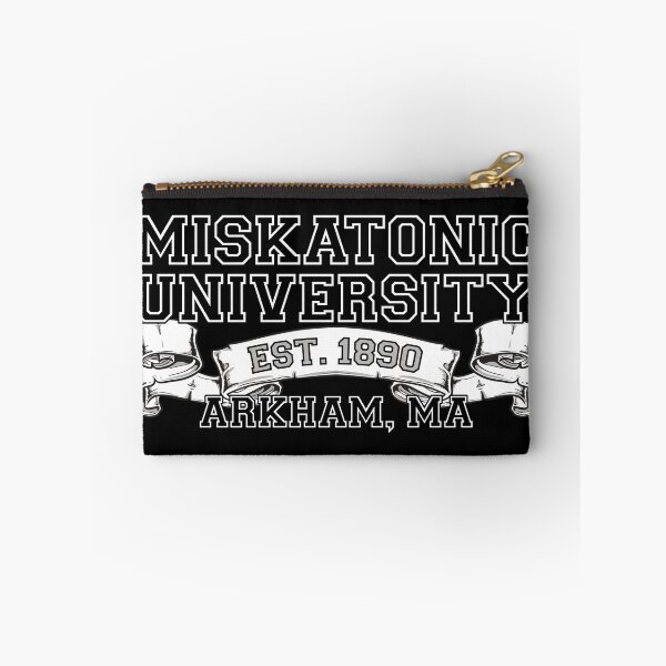 Item preview, Miskatonic University, Arkham MA Lovecraftian Cosmic Horror Literature Reference College Apparel Design designed and sold by Axolotl Apparel.
