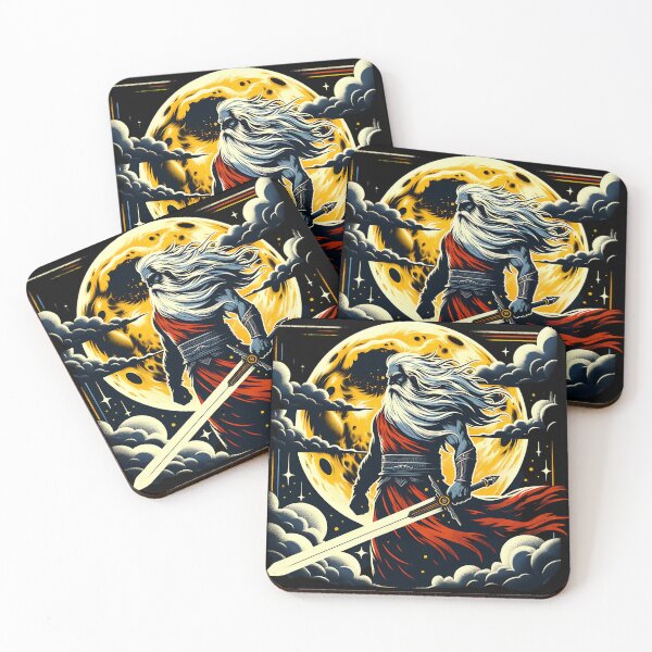 Item preview, Legendary Warrior Under Full Moon designed and sold by Taans-Creation.