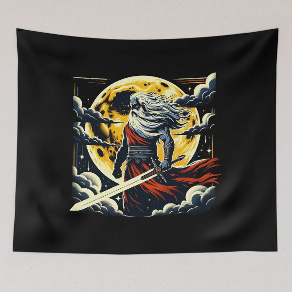Item preview, Legendary Warrior Under Full Moon designed and sold by Taans-Creation.