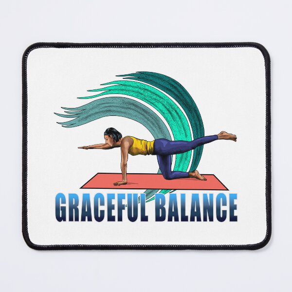 Item preview, "Dynamic Yoga Stretching Posture" designed and sold by RhonDesign.