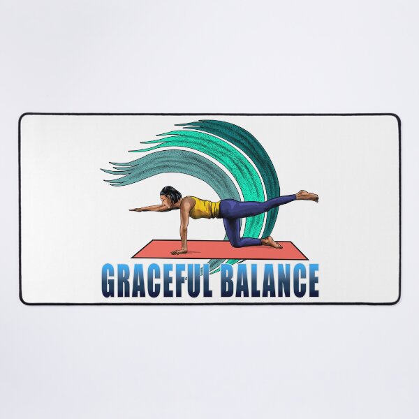 Item preview, "Dynamic Yoga Stretching Posture" designed and sold by RhonDesign.