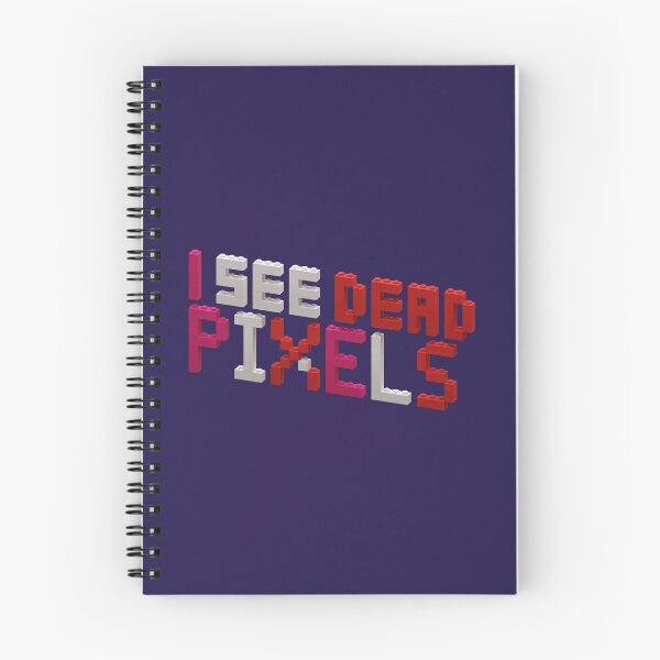 Item preview, 'I SEE DEAD PIXELS' Brick Puzzle Typography designed and sold by trepiu.