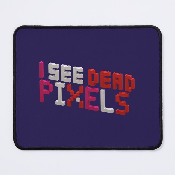 Item preview, 'I SEE DEAD PIXELS' Brick Puzzle Typography designed and sold by trepiu.