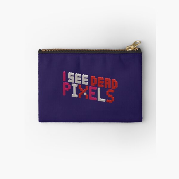 Item preview, 'I SEE DEAD PIXELS' Brick Puzzle Typography designed and sold by trepiu.