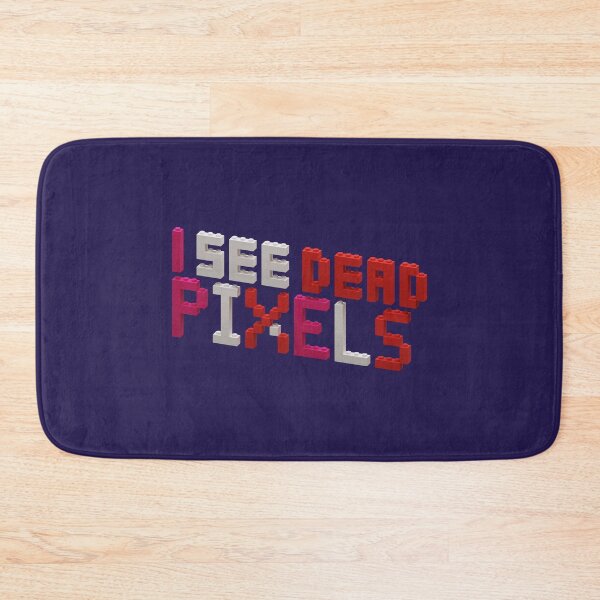 Item preview, 'I SEE DEAD PIXELS' Brick Puzzle Typography designed and sold by trepiu.