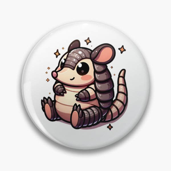 Item preview, Kawaii armadillo  designed and sold by Cloudlilyart.