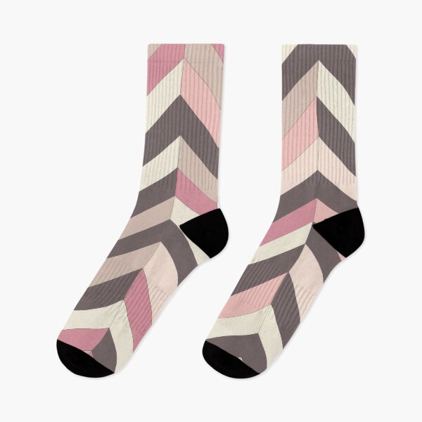 Item preview, Pink Herringbone Pattern 5 colourful design designed and sold by LD ART.
