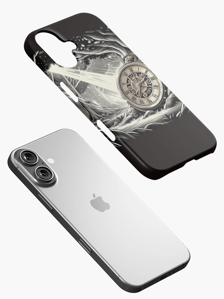 Thumbnail 2 of 4, iPhone Case, clock time designed and sold by RKOLJ.