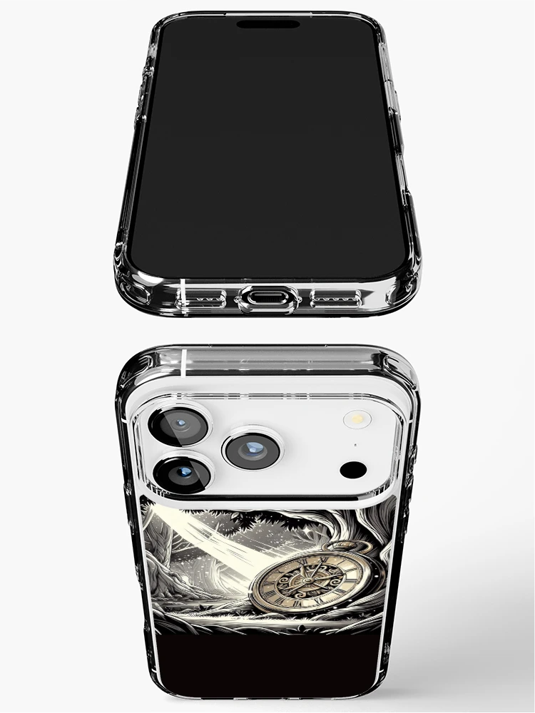 Thumbnail 3 of 5, iPhone Case, clock time designed and sold by RKOLJ.