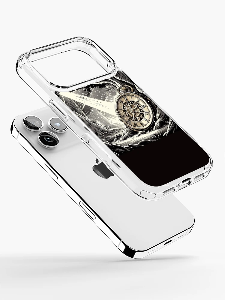 Thumbnail 2 of 5, iPhone Case, clock time designed and sold by RKOLJ.