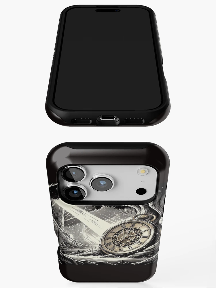 Thumbnail 3 of 4, iPhone Case, clock time designed and sold by RKOLJ.