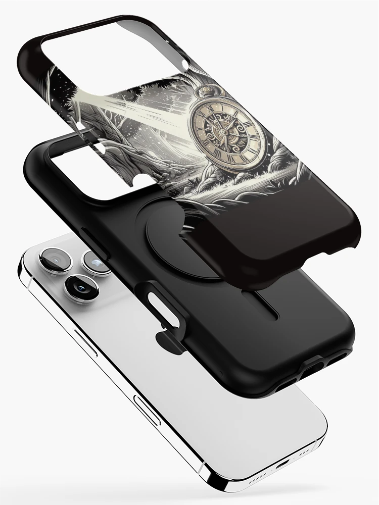 Thumbnail 2 of 4, iPhone Case, clock time designed and sold by RKOLJ.