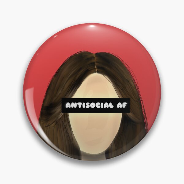 Item preview, Antisocial AF cool designed and sold by Cupid's Canvas.