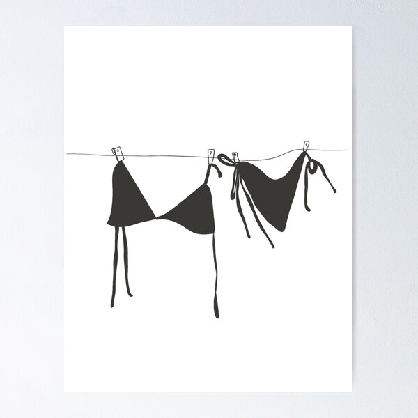 Item preview, Bikini Clothesline designed and sold by byrgstudio.