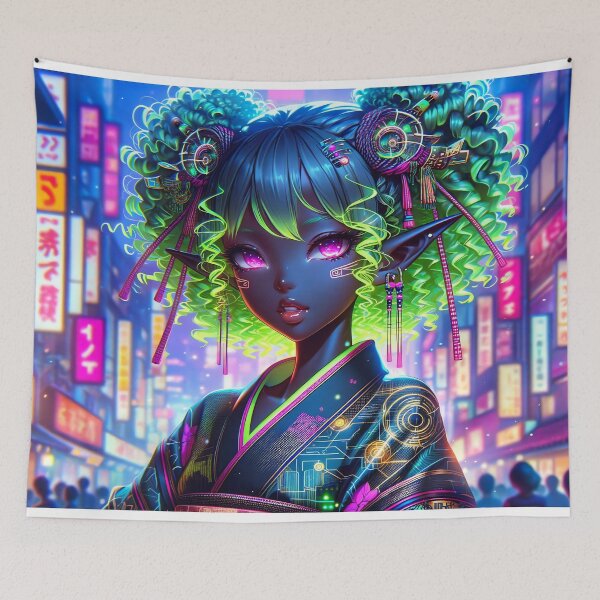 Item preview, The Cyber Siren designed and sold by The Journey Ain't Mid.