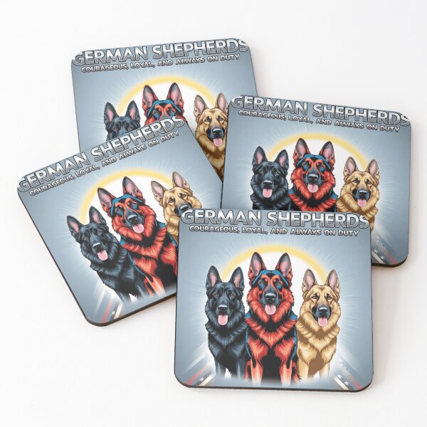Item preview, German Shepherds: Courageous, loyal, and always on duty designed and sold by HardCorps.